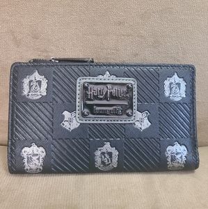 Loungefly Harry Potter House Crests Wallet